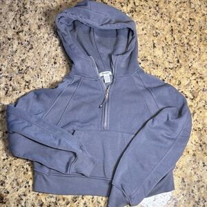 Manifest Heather Gray Half-Zip Hoodie